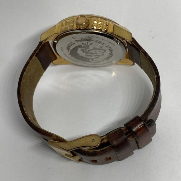 Diesel Nuki DZ-5477 Women's Brown Leather Analog Dial Quartz Wrist Watch VK603 - Picture 11 of 12